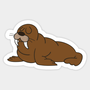 Walrus - Cute Walrus Sticker